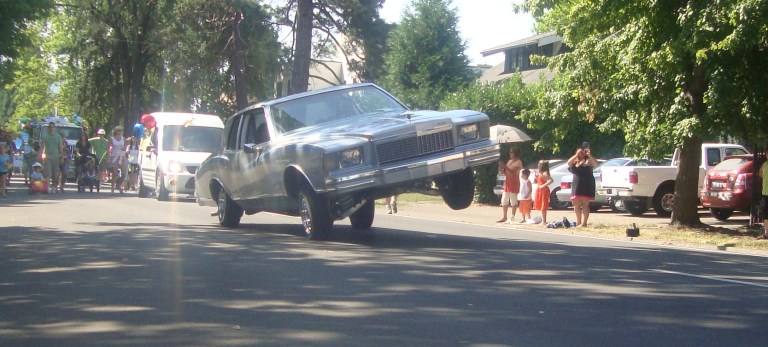 Low-rider in the Eugene Celebration Parade