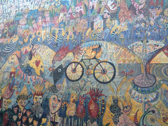 In the alley by New Zone Gallery on Broadway